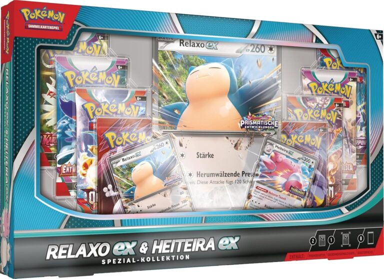 Pokémon-Relaxo-ex-Heiteira-ex-Spezial-Kollektion-Box-TCG-Sammelkartenspiel-2025-Deutsch