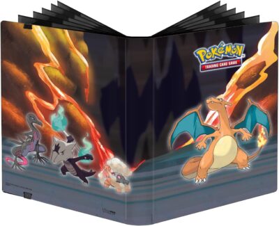 Pokémon-Sammelalbum-9-Pocket-Pro-Binder-Glurak-Ultra-Pro-Scorching-Summit