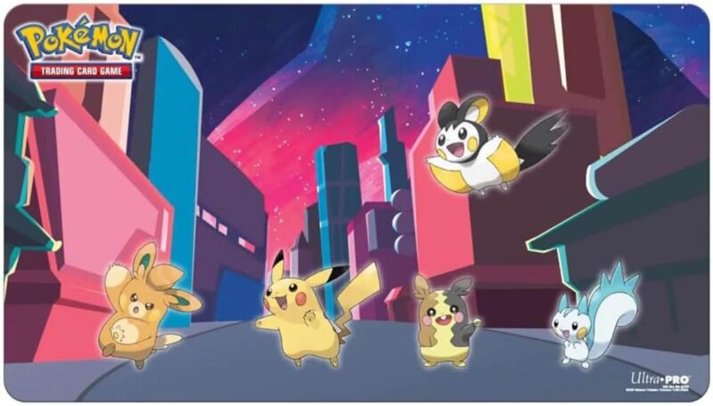 Pokémon-Sammelalbum-Spielmatte-Shimmering-Skyline-Pikachu