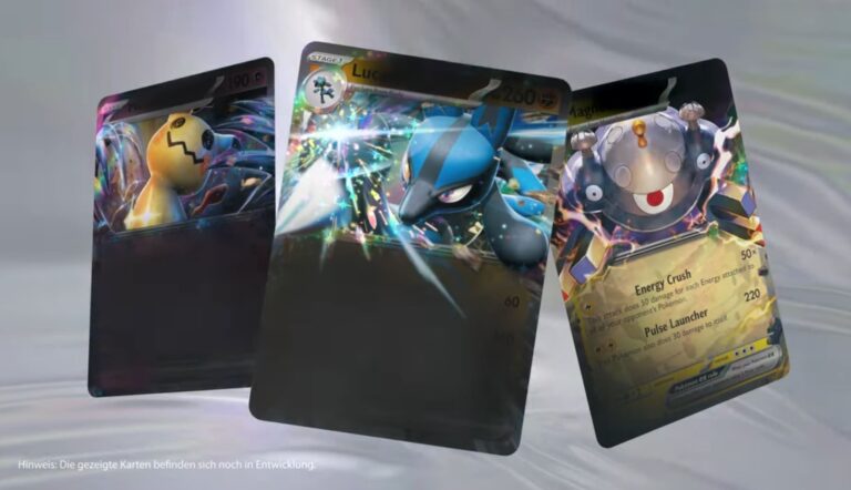 Einige neue Pokemon ex Karten aus der Karmesin und Purpur Serie