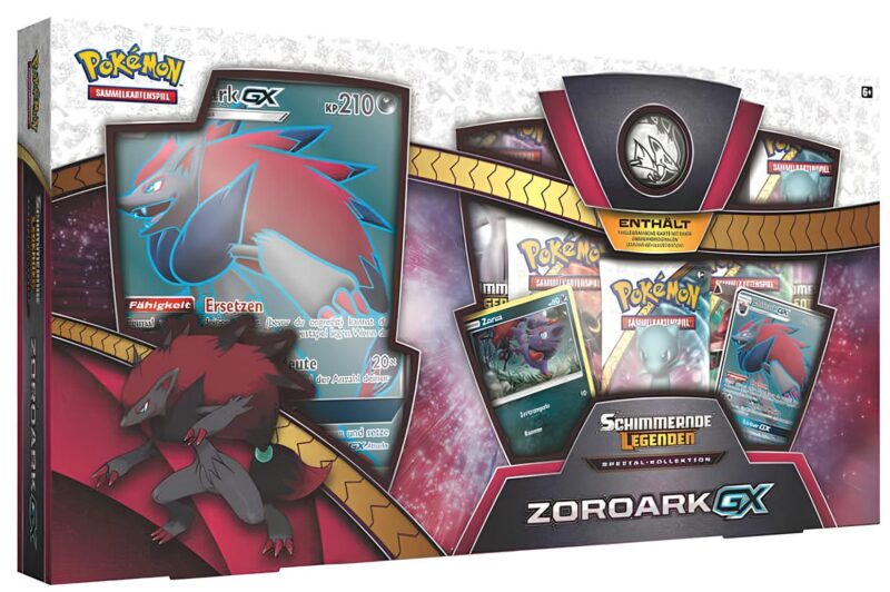 Pokémon-Schimmernde-Legenden-Zoroark-GX-Spezial-Kollektion-Box-Deutsch-TCG