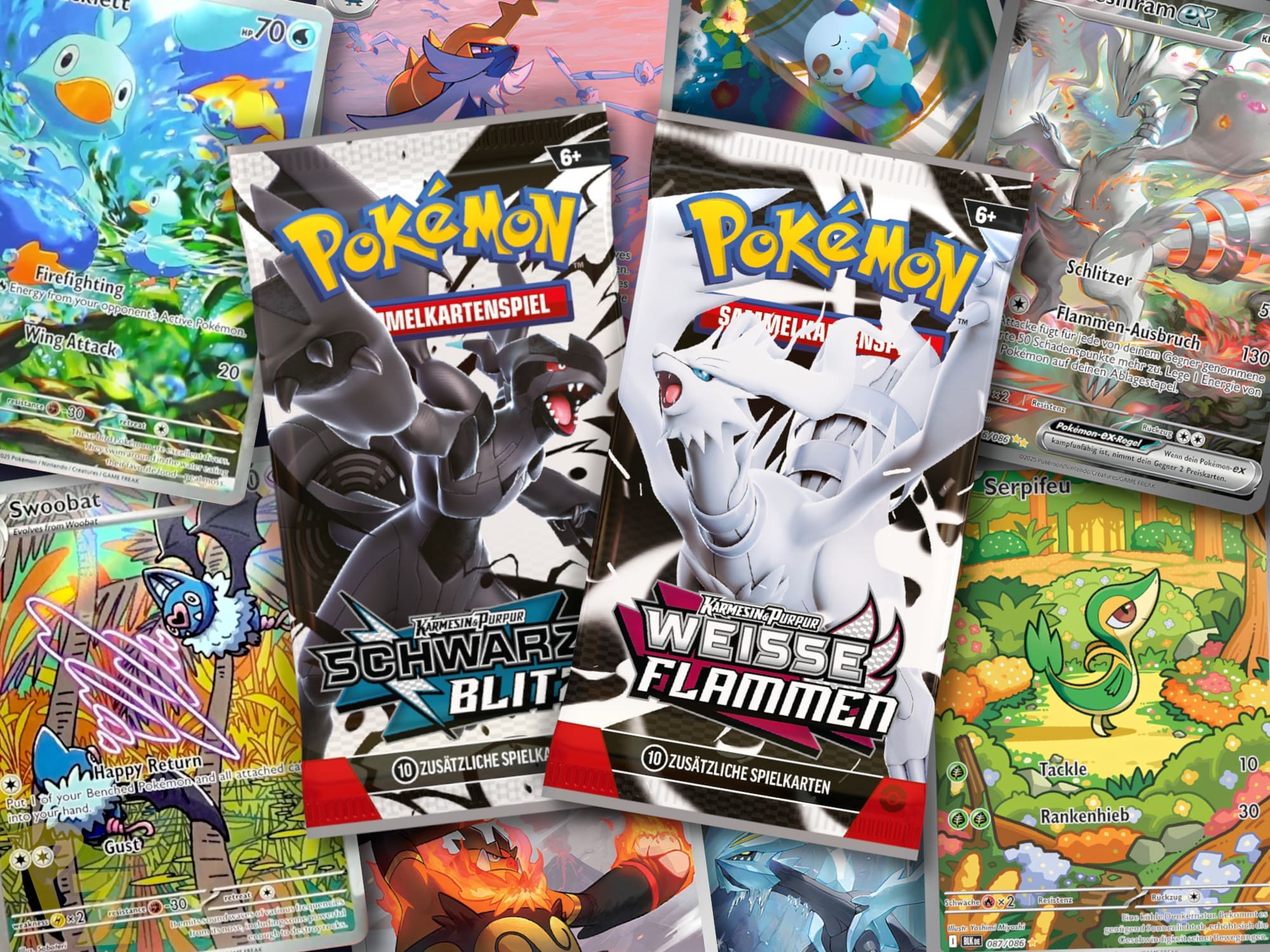 Pokémon-Schwarze-Blitze-Weiße-Flammen-Black-Bolt-White-Flare-God-Packs