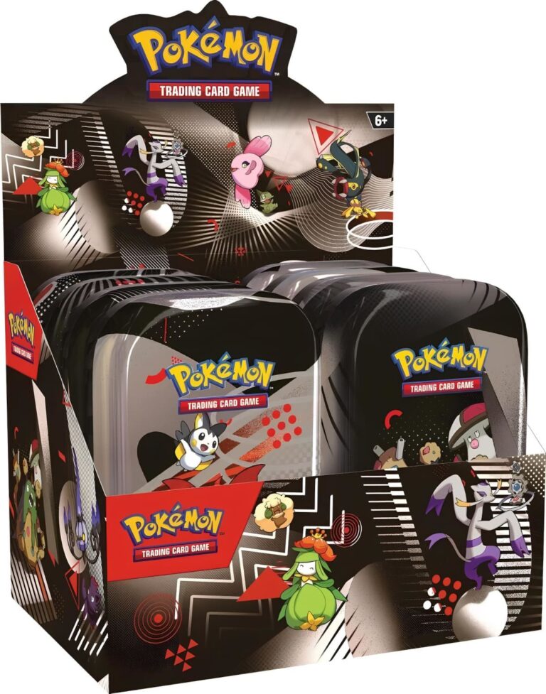 Pokémon-Schwarze-Blitze-Weiße-Flammen-Black-Bolt-White-Flare-Mini-Tin-Box-Display