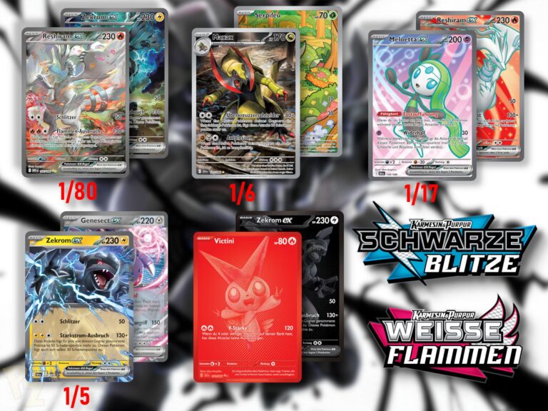 Pokémon-Schwarze-Blitze-Weiße-Flammen-Karten-Pull-Rates-Black-Bolt-White-Flare-TCG-Sammelkartenspiel