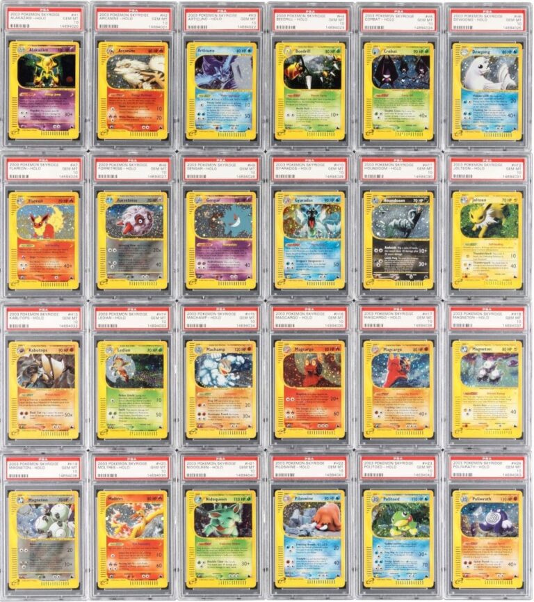 Pokémon-Skyridge-PSA-10-Master-Set-Cards-Karten-Englisch-TCG-1