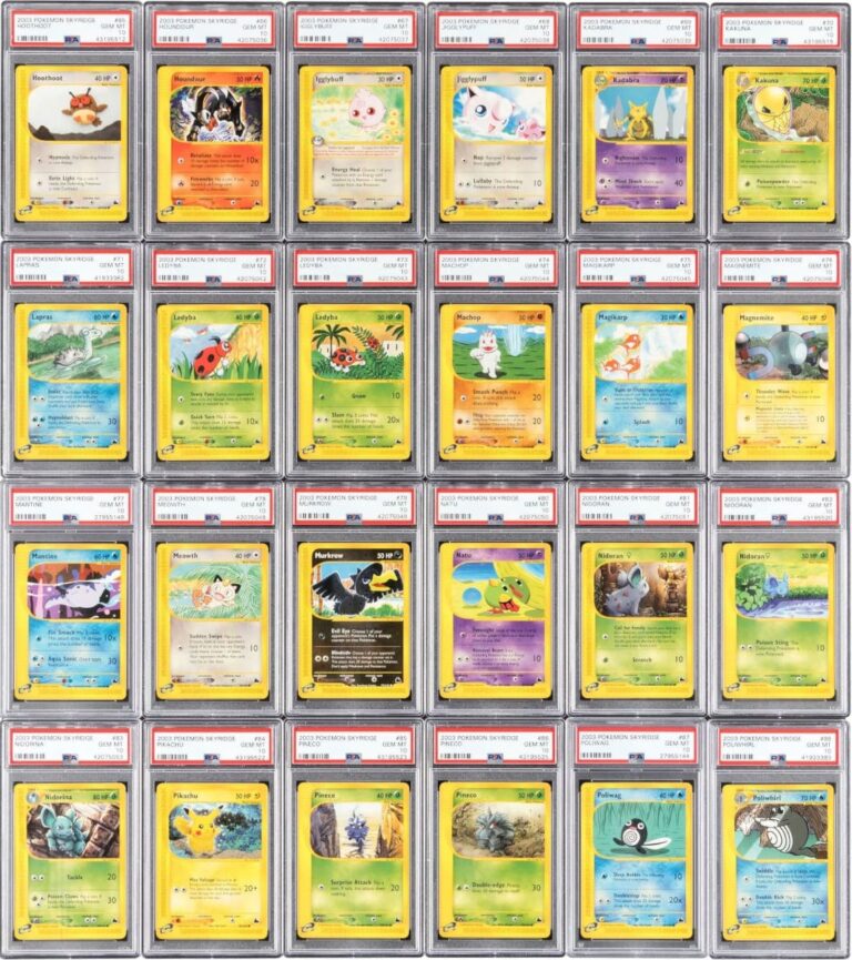 Pokémon-Skyridge-PSA-10-Master-Set-Cards-Karten-Englisch-TCG-10