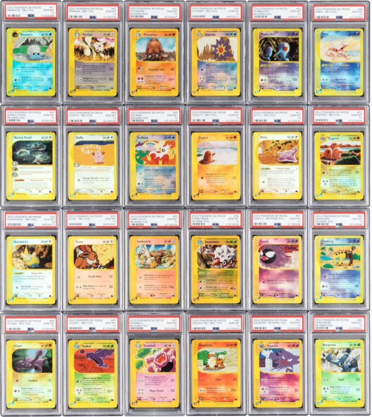 Pokémon-Skyridge-PSA-10-Master-Set-Cards-Karten-Englisch-TCG-3