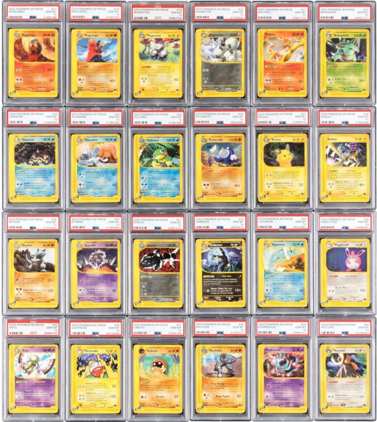 Pokémon-Skyridge-PSA-10-Master-Set-Cards-Karten-Englisch-TCG-8