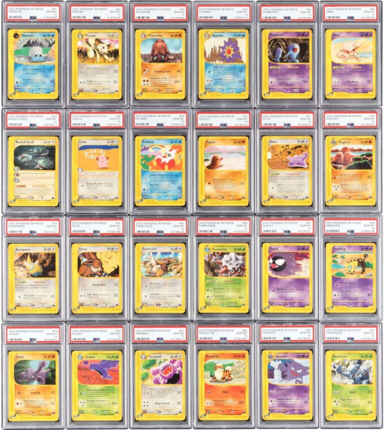 Pokémon-Skyridge-PSA-10-Master-Set-Cards-Karten-Englisch-TCG-9