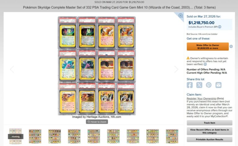 Pokémon-Skyridge-PSA-10-Master-Set-Cards-Karten-Englisch-TCG-Wert-Preis-2026