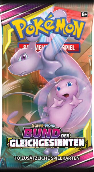 Pokémon-Sonne-Mond-Bund-der-Gleichgesinnten-Boosterpack-Deutsch-TCG-Sammelkartenspiel