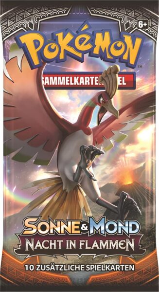 Pokémon-Sonne-Mond-Nacht-in-Flammen-Booster-Pack-Ho-Oh-Deutsch