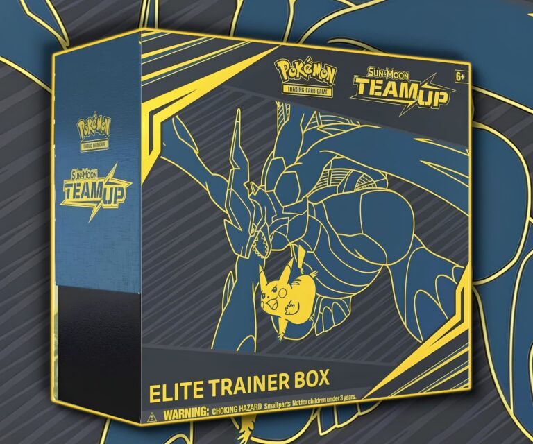 Pokémon-Sonne-Mond-Top-Elite-Trainer-Boxen-wertvoll-selten-teuer-Team-Up-Teams-sind-Trumpf-Rangliste-TCG-Sammelkartenspiel