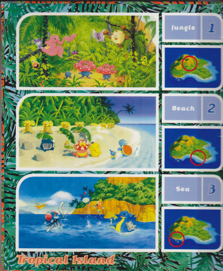 Pokémon-Southern-Islands-Collection-Ordner-Englisch-Inhalt