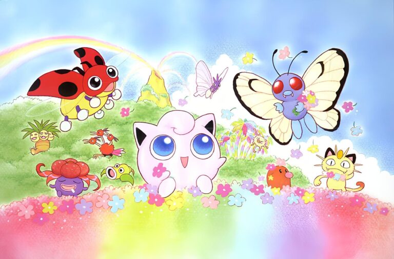 Pokémon-Southern-Islands-Collection-Postkarte-Feld-der-Blumen