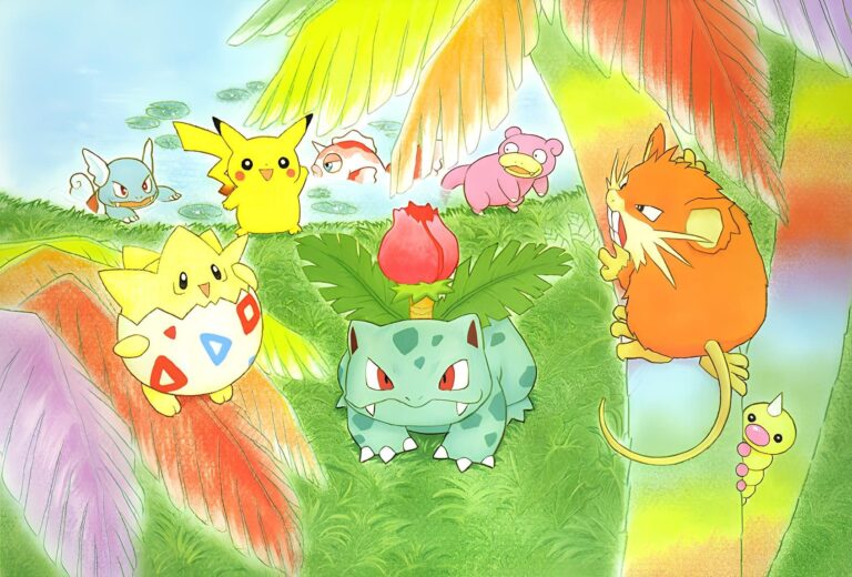 Pokémon-Southern-Islands-Collection-Postkarte-Flussufer