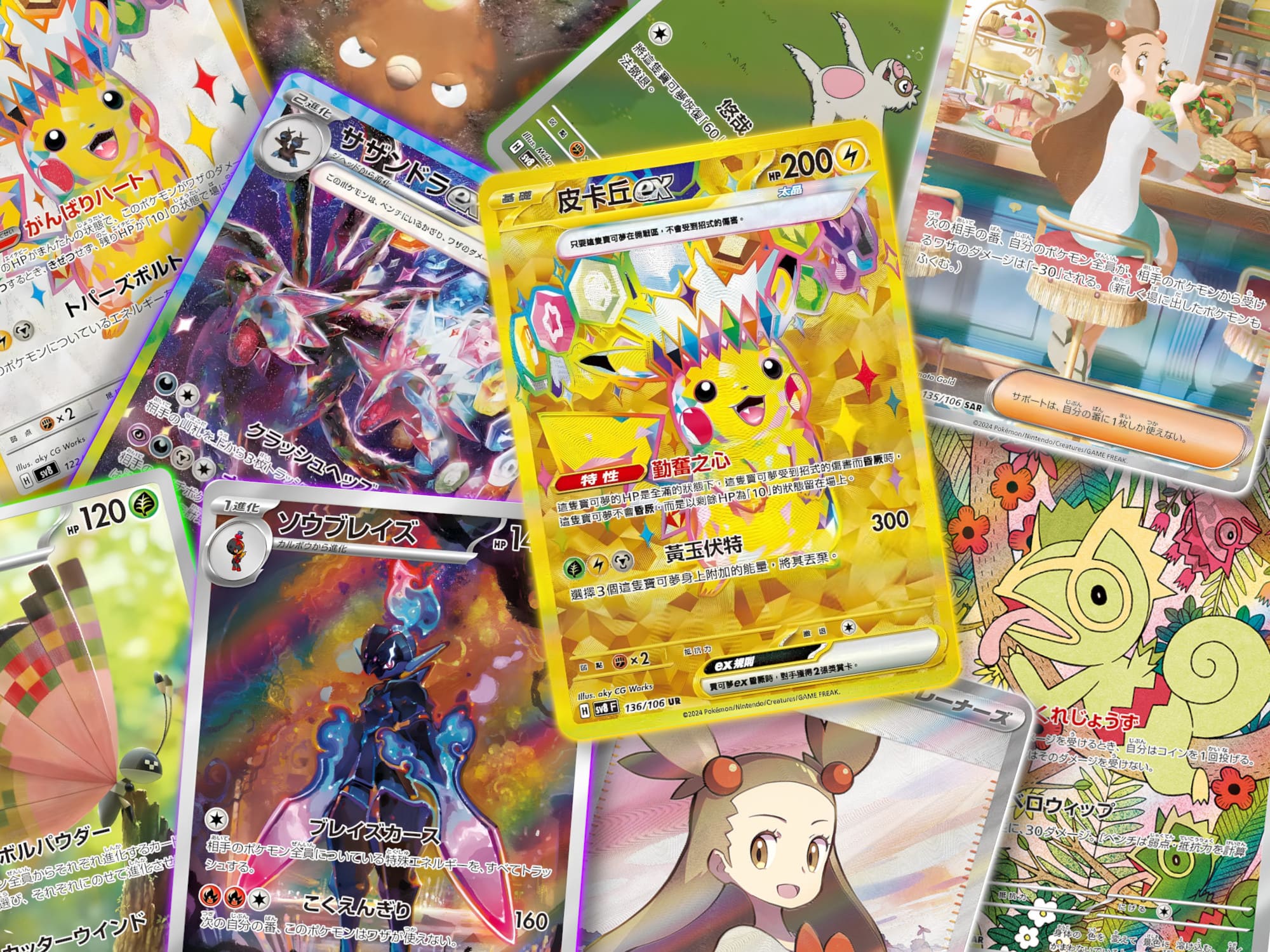 Pokémon-Super-Electric-Breaker-Alle-Secret-Rare-Pokémon-Karten-Übersicht-Galerie-Japan