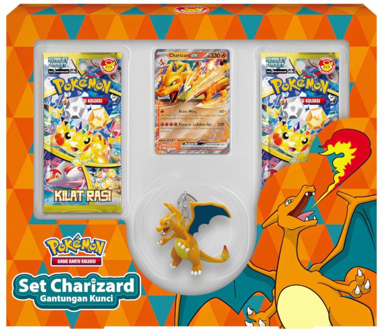 Pokémon-TCG-Charizard-Keychain-Box-Glurak-Schlüsselanhänger-Box-Kollektion-Indonesien-2024