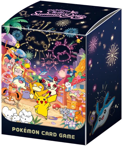 Pokémon-TCG-Deck-Box-Zubehör-Karten-Chillin-Summer-Days-Night-Korea-Sammelkartenspiel