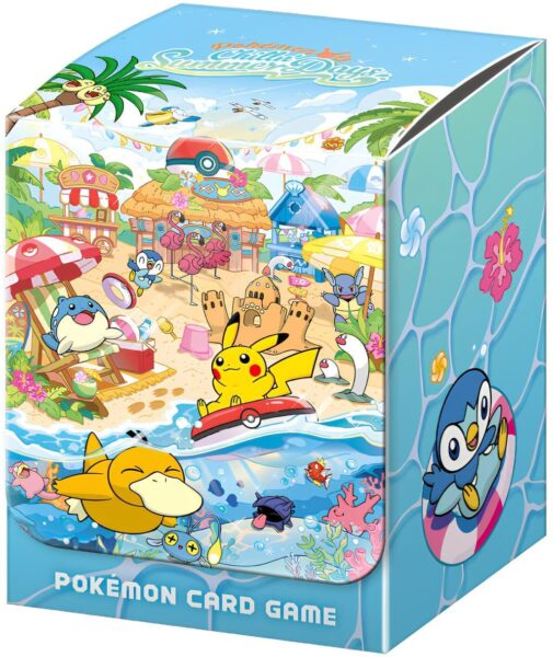 Pokémon-TCG-Deck-Box-Zubehör-Karten-Chillin-Summer-Days-Sun-Korea-Sammelkartenspiel