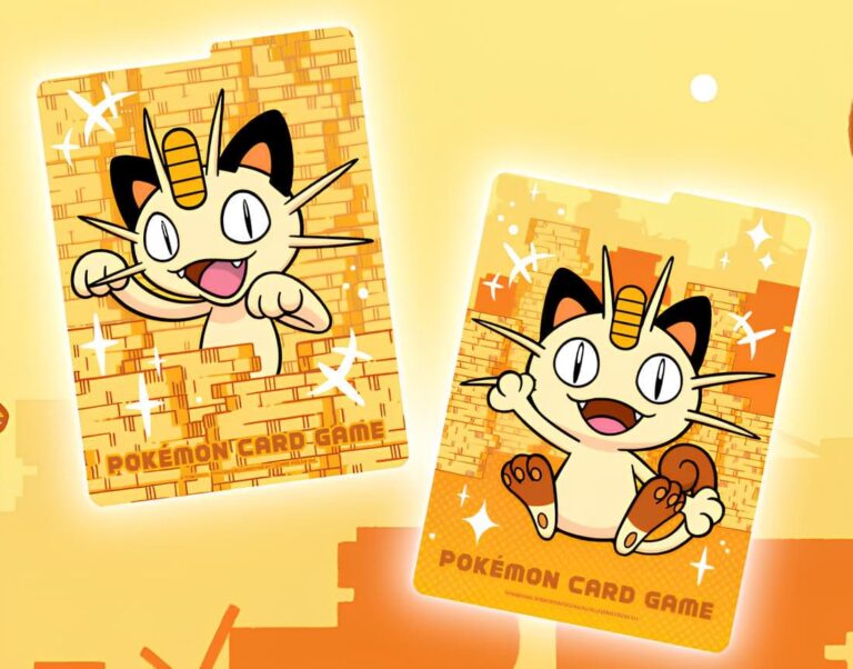 Pokémon-TCG-Deck-Box-Zubehör-Karten-Mauzi-Meowth-Coin-Rush-Korea-TCG-Sammelkartenspiel-1