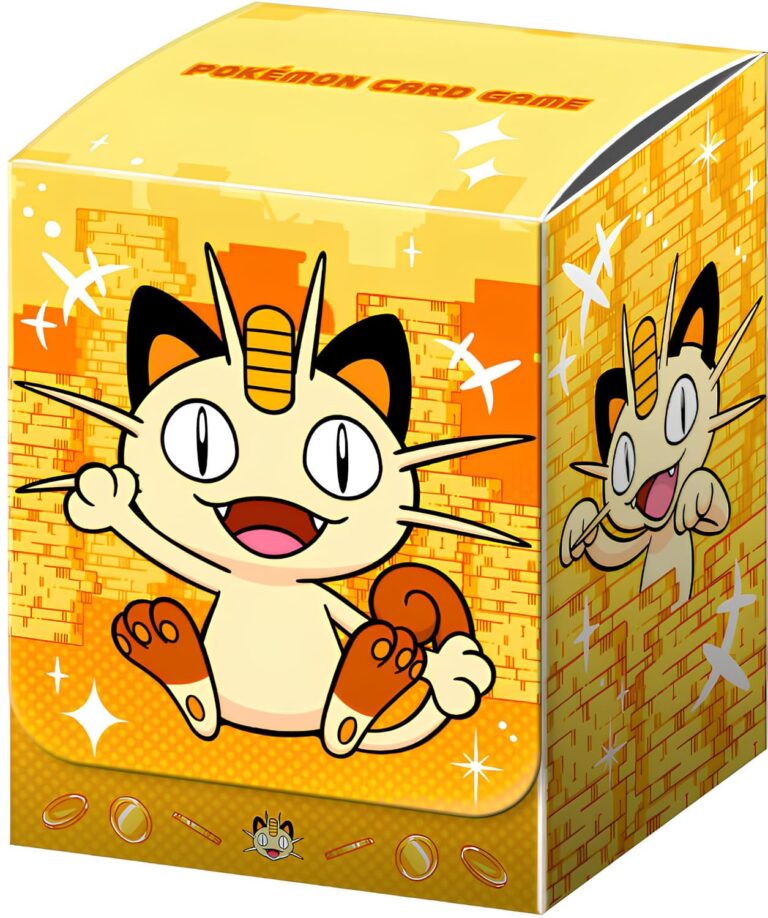Pokémon-TCG-Deck-Box-Zubehör-Karten-Mauzi-Meowth-Coin-Rush-Korea-TCG-Sammelkartenspiel