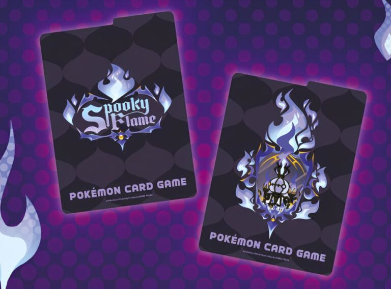 Pokémon-TCG-Deck-Box-Zubehör-Karten-Mega-Skelabra-Spooky-Flame-Korea-TCG-Sammelkartenspiel-1