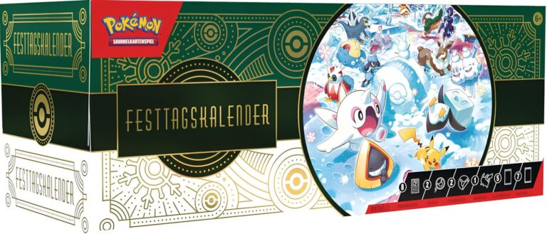Pokémon-TCG-Festtagskalender-Adventskalender-2024-Sammelkartenspiel-Weihnachten-Box-Kollektion
