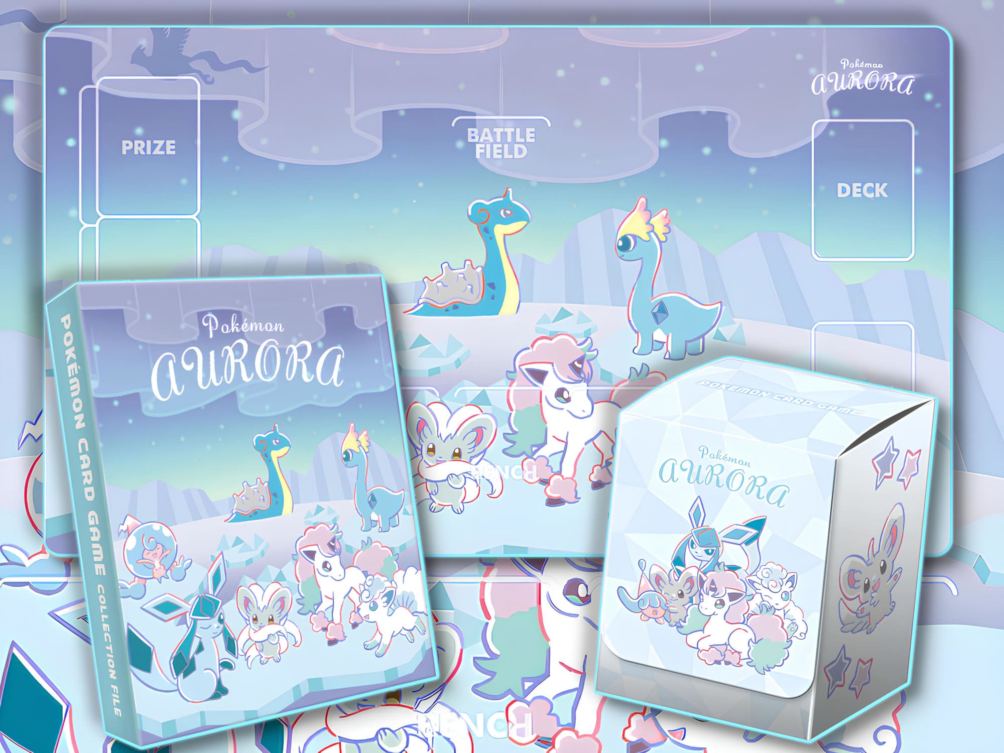 Pokémon-TCG-Karten-Zubehör-Merchandise-Aurora-Korea-Sammelkartenspiel-Weihnachten