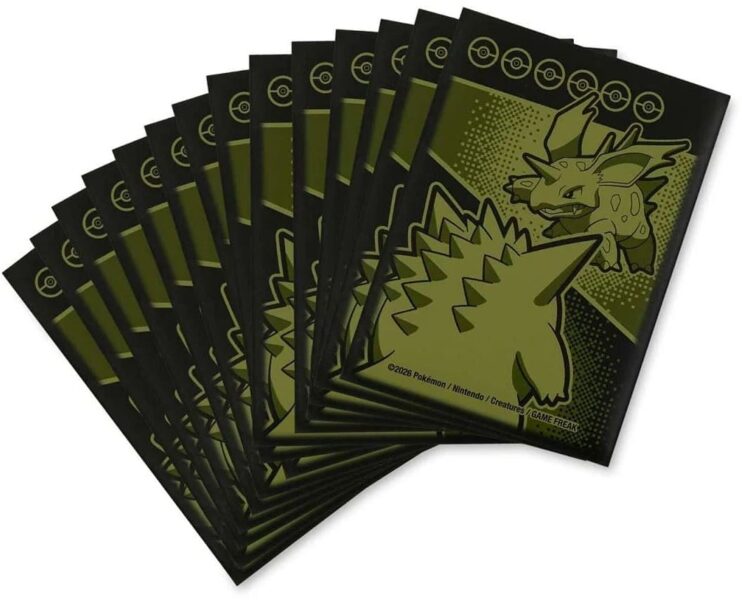 Pokémon-TCG-Opening-Scene-Merchandise-Card-Sleeves-Kartenhüllen-Gengar-Nidorino-30th-Anniversary-neu