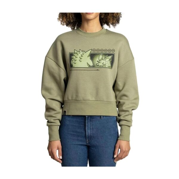 Pokémon-TCG-Opening-Scene-Merchandise-Crop-Sweatshirt-Gengar-Nidorino-30th-Anniversary