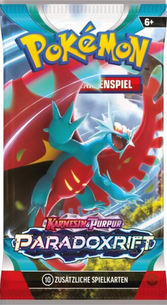 Pokémon-TCG-Paradoxrift-Paradox-Rift-Booster-Pack-Donnersichel-Karmesin-Purpur