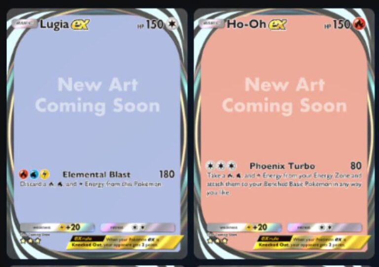 Pokémon-TCG-Pocket-Weisheit-von-Meer-und-Himmel-A4-Immersionskarten-Lugia-ex-Ho-Oh-ex