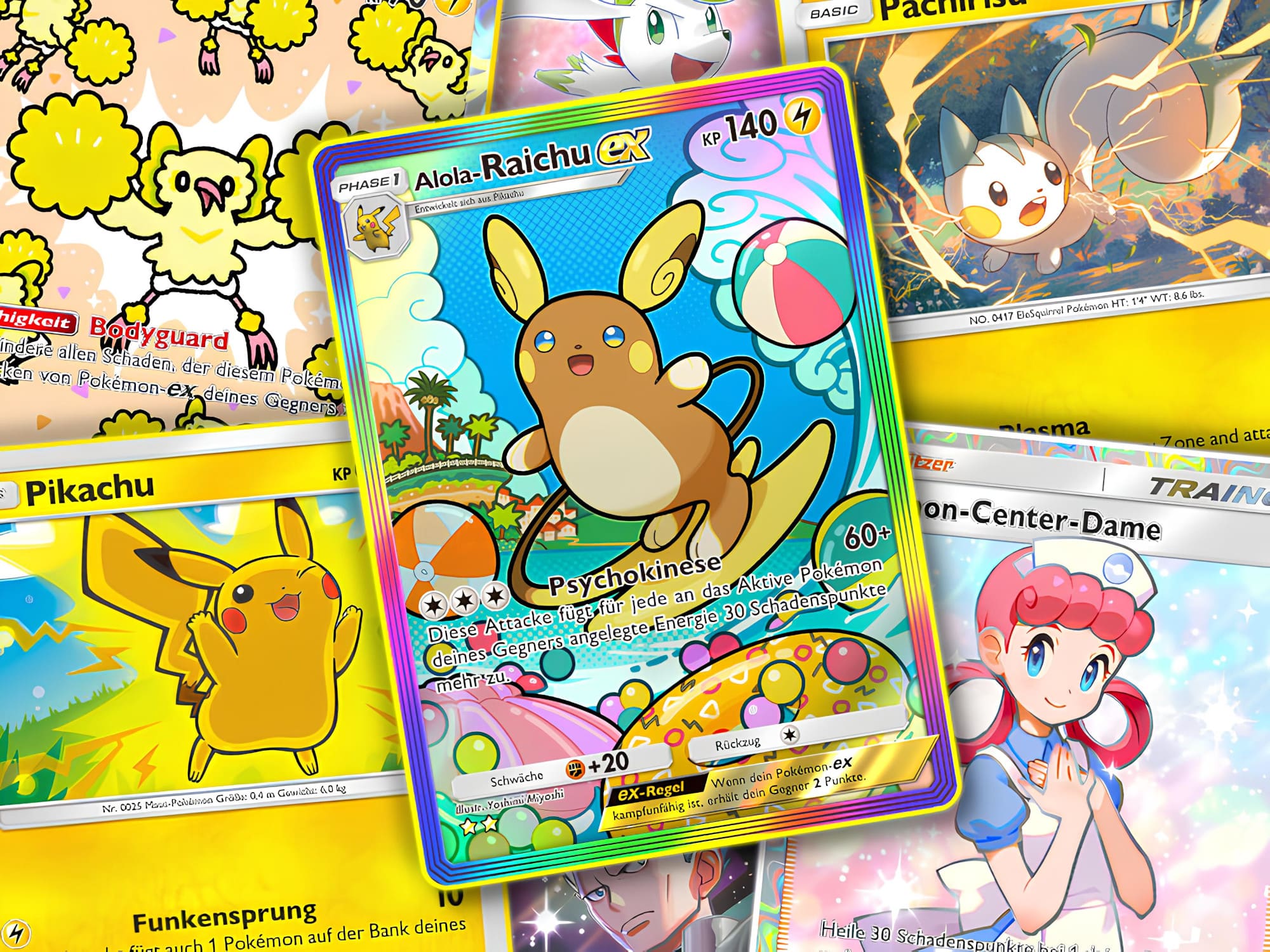 Pokémon-TCG-Sammelkartenspiel-Alola-Raichu-ex-Deck-Liste-Anleitung-Strategie-Guide-2025