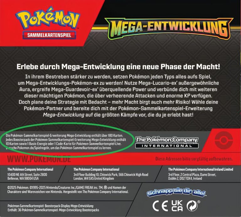 Pokémon-TCG-Sammelkartenspiel-Live-Code-Karten-Mega-Serie