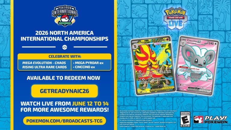 Pokémon-TCG-Sammelkartenspiel-Live-kostenlose-Full-Art-Karten-Code-Mega-Pyroleo-Chillabell-ex-NAIC-2026-1