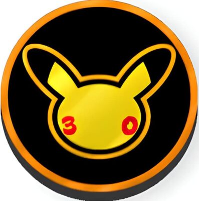 Pokémon-TCG-Sammelkartenspiel-Pocket-30-Jahre-30th-Anniversary-Event-Münze-Coin