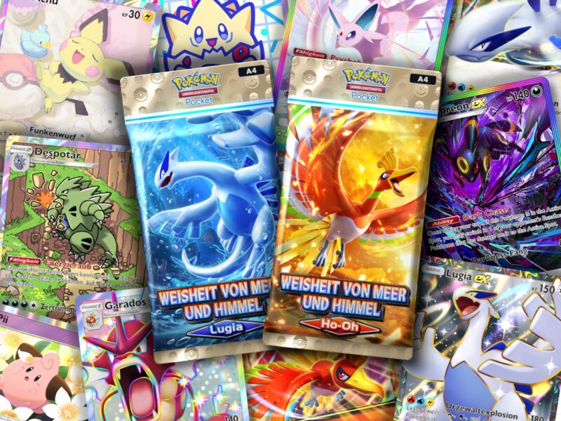 Pokémon-TCG-Sammelkartenspiel-Pocket-A4-Weisheit-von-Meer-und-Himmel-Set-Erweiterung-Guide-Missionen