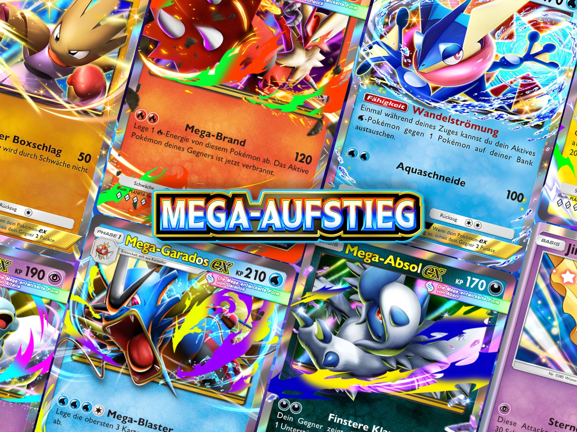 Pokemon-TCG-Sammelkartenspiel-Pocket-B1-Mega-Aufstieg-Kartenliste-Galerie