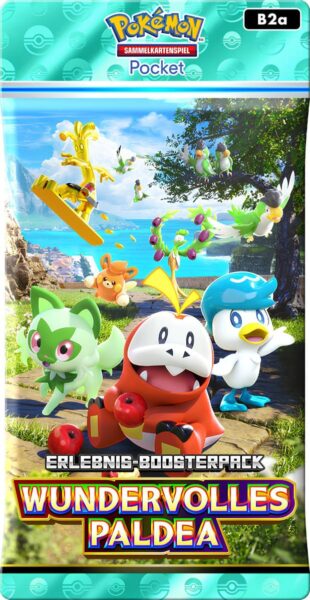 Pokémon-TCG-Sammelkartenspiel-Pocket-B2a-Wundervolles-Paldea-Booster-Pack-neu