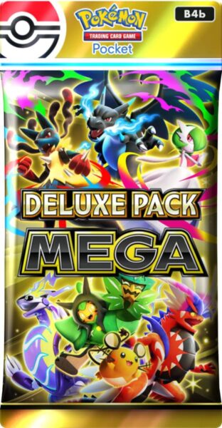 Pokémon-TCG-Sammelkartenspiel-Pocket-B4b-Deluxepack-Mega-Boosterpack-neu