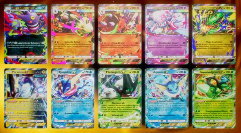 Pokémon-TCG-Sammelkartenspiel-Pocket-B4b-Deluxepack-Mega-ex-Karten