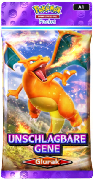Pokémon-TCG-Sammelkartenspiel-Pocket-Boosterpack-Unschlagbare-Gene-Glurak