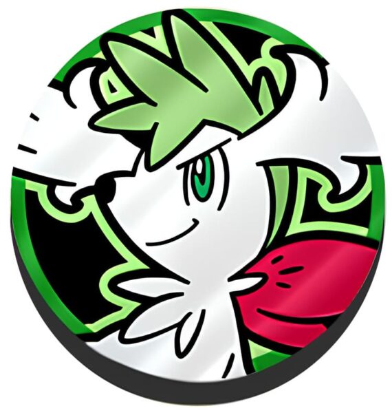 Pokémon-TCG-Sammelkartenspiel-Pocket-Coin-Münze-Shaymin-Jubiläum