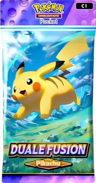 Pokémon-TCG-Sammelkartenspiel-Pocket-Duale-Fusion-C1-Booster-Pack-Pikachu