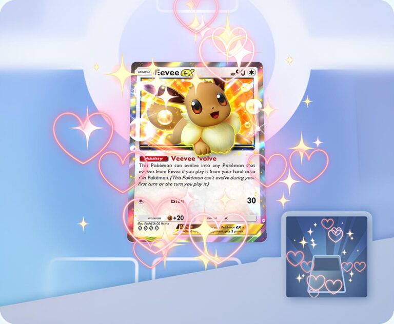 Pokémon-TCG-Sammelkartenspiel-Pocket-Evoli-Event-Flair-Evoli-ex