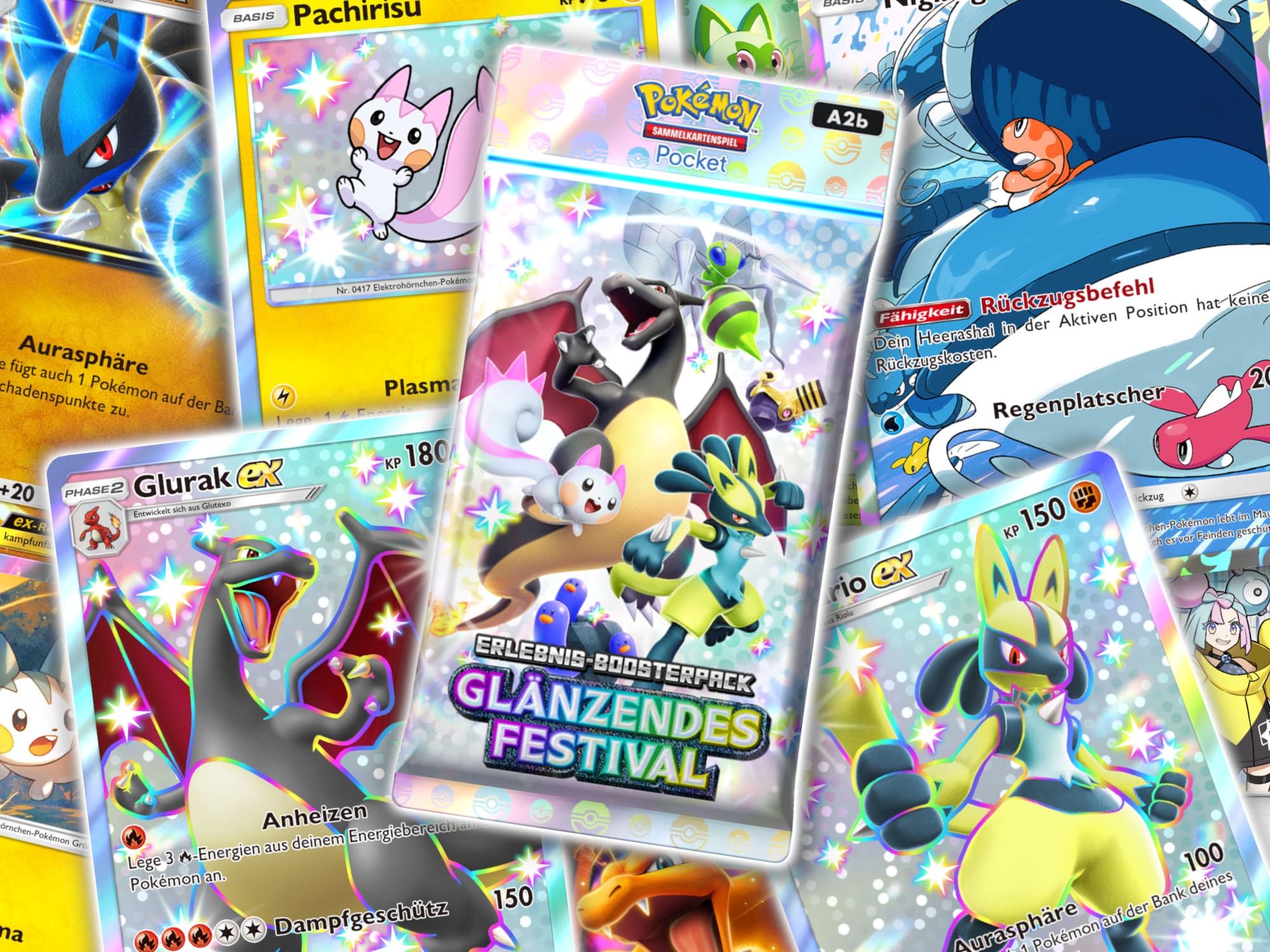 Pokémon-TCG-Sammelkartenspiel-Pocket-Glänzendes-Festival-A2b-Set-Erweiterung