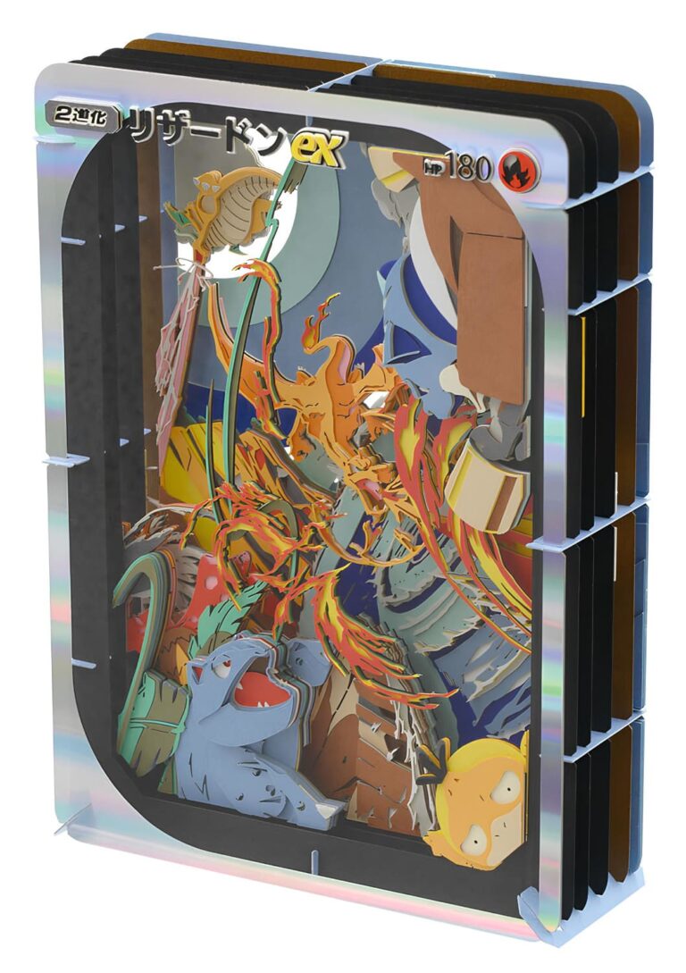 Pokémon-TCG-Sammelkartenspiel-Pocket-Merchandise-Zubehör-3D-Karte-Immersionskarte-Glurak-ex-Japan