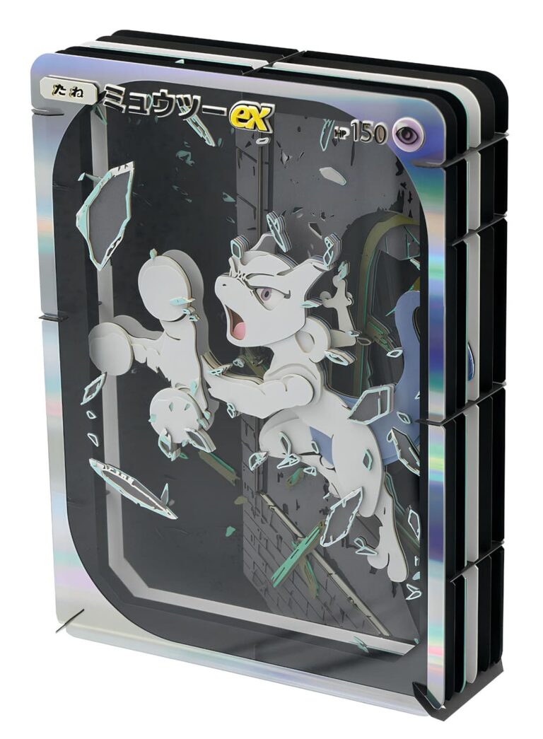 Pokémon-TCG-Sammelkartenspiel-Pocket-Merchandise-Zubehör-3D-Karte-Immersionskarte-Mewtu-ex-Japan