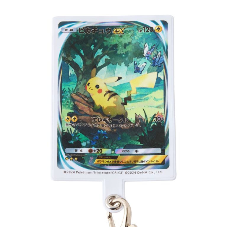 Pokémon-TCG-Sammelkartenspiel-Pocket-Merchandise-Zubehör-Smartphone-Kette-Anhänger-Pikachu-ex-Japan